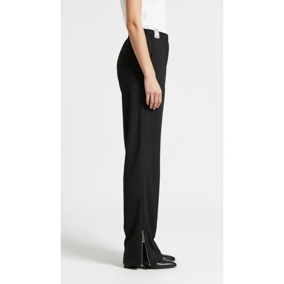 Nike Women's Active Black Pants With Side Zippers & Elastic Waist - Picture 2 of 8